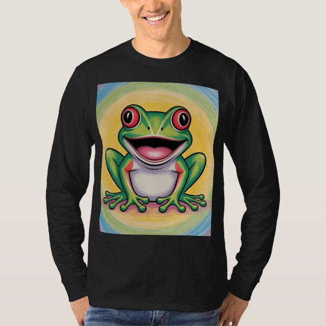 Camiseta Frog’s Gentle Smile (Anverso)