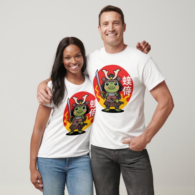 Camiseta Frog Samurai Warrior Art (Unisexo)