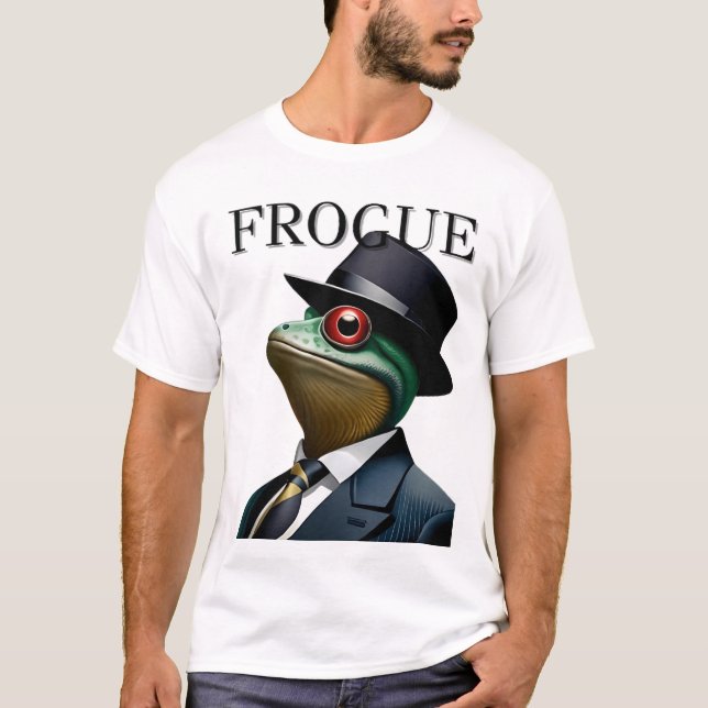 Camiseta "FROGA: ¡Fashiable Fabularidad de la rana!" (Anverso)