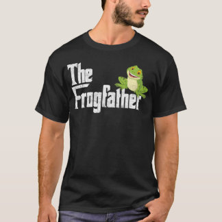 Camiseta Frogfather Frog Padre Funny Frog Catcher boy