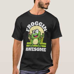 Camiseta Froggin Awesome Red Eyed Tree Frog Toad Amphibian