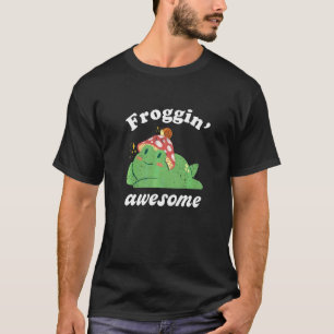 Camiseta Froggin Froggin Asombroso Anim Anfibio De Tejido C