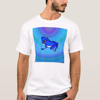 Camiseta Froggy azul en el agua