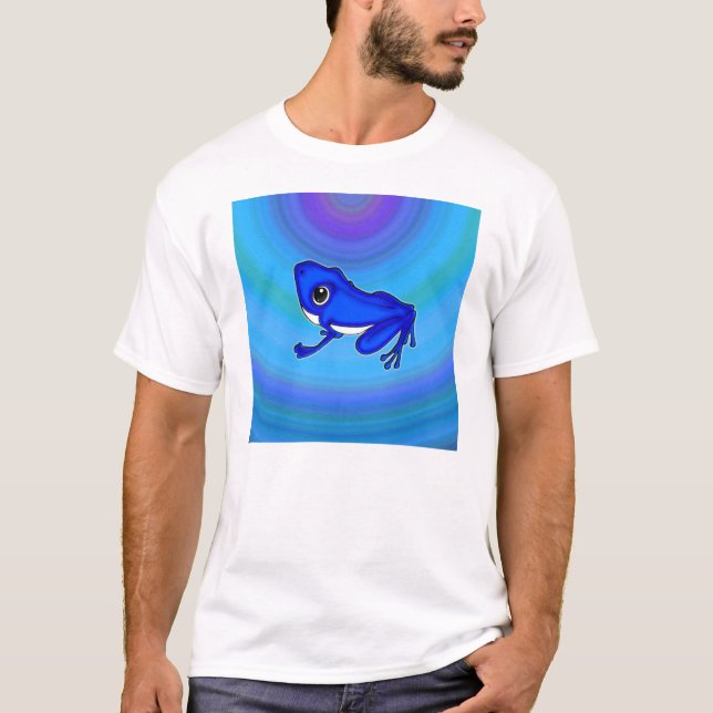 Camiseta Froggy azul en el agua (Anverso)