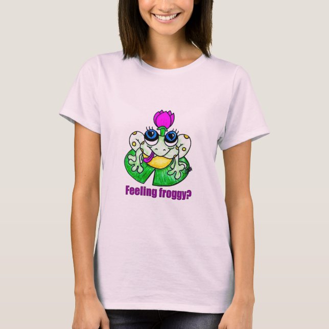 Camiseta ¿Froggy de la sensación? (Anverso)