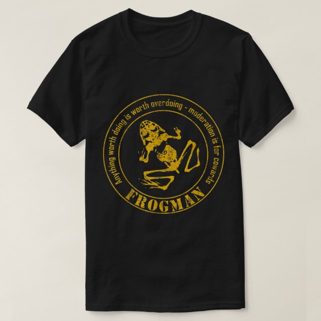 Camiseta Frogman Diver (Diseño del anverso)