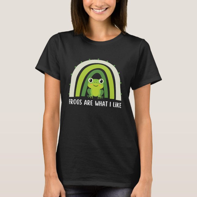 Camiseta Frogs Are What I Like Funny Saying Frog Lover (Anverso)