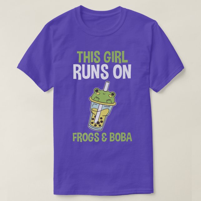 Camiseta Frogs Bubble Tea  903 (Diseño del anverso)