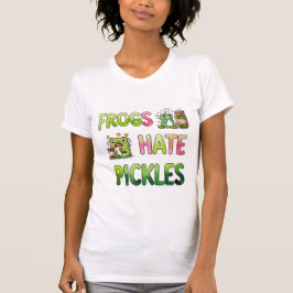 Camiseta Frogs Hate Pickles