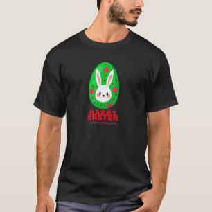 Camiseta Frohe Ostern Easter Bunny Dancing Hops Joyfully Ea
