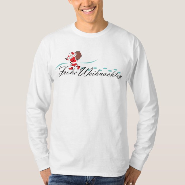 Camiseta Frohe Weihnachten (Anverso)