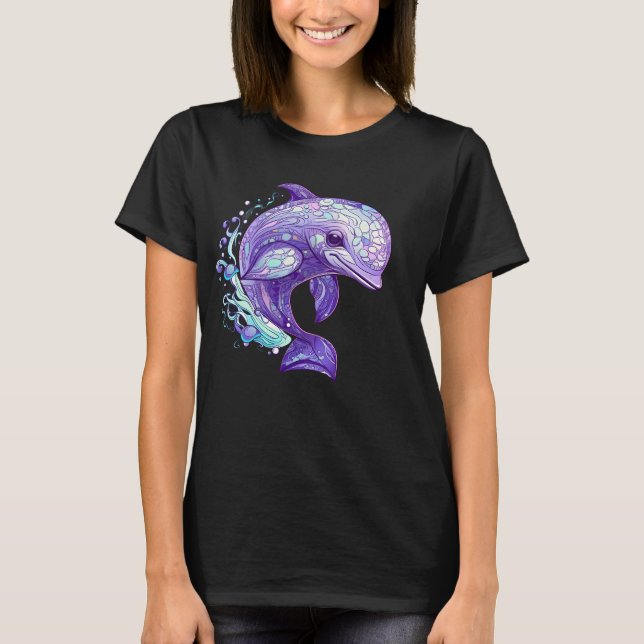 Camiseta Fröhlicher Delfin (Anverso)