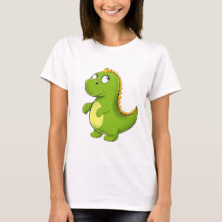 Camiseta Fröhlicher Grüner Dino
