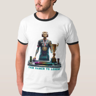 Camiseta From Gamer To Legend Esports Champion Shirt