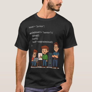 Camiseta From Junior to Senior – Coding Evolution T-Shirt