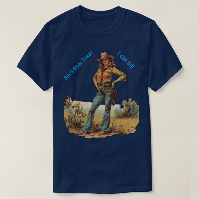 Camiseta From Texas (Diseño del anverso)