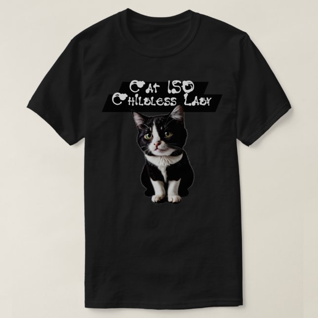 Camiseta Front de la dama sin chiles ISO de Cat (Diseño del anverso)