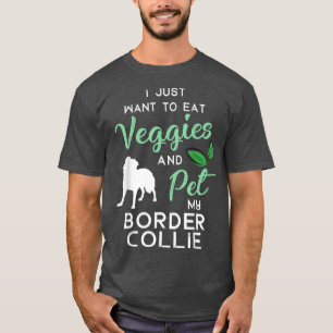 Camiseta Frontera Collie Funny Dueño Vegan Perro Lover Xmas