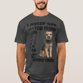 Camiseta Frontera Terrier Cita Mamá Papá Vestido, Pequeña H