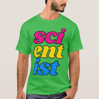 Camiseta frontera vertical pansexual de los científicos 1