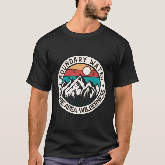 Camiseta Frontera Zona de la canoa de agua (Anverso)