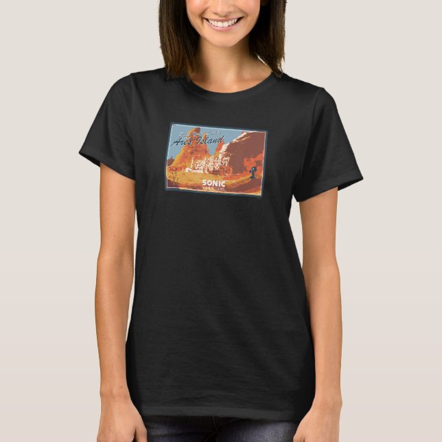Camiseta Fronteras de Sonic - Isla Ares (Anverso)