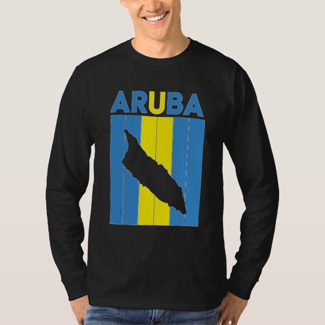 Camiseta Fronteras del país Aruba (Anverso)