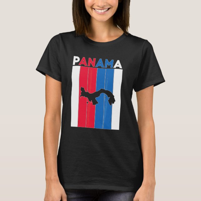Camiseta Fronteras del país Panamá (Anverso)