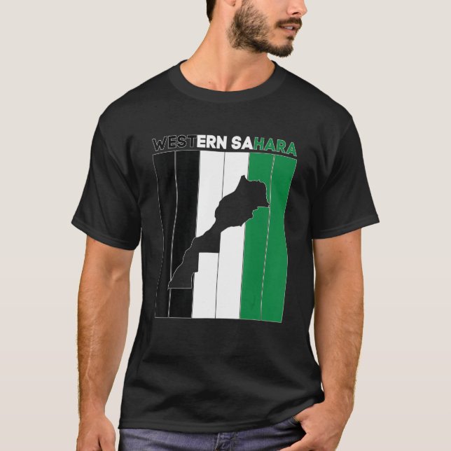 Camiseta Fronteras del Sáhara Occidental (Anverso)