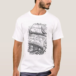Camiseta Frontispiece a "De Mari Libero", por Hugo Grotius
