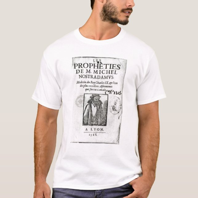 Camiseta Frontispiece a 'Les Propheties de M. Miguel (Anverso)
