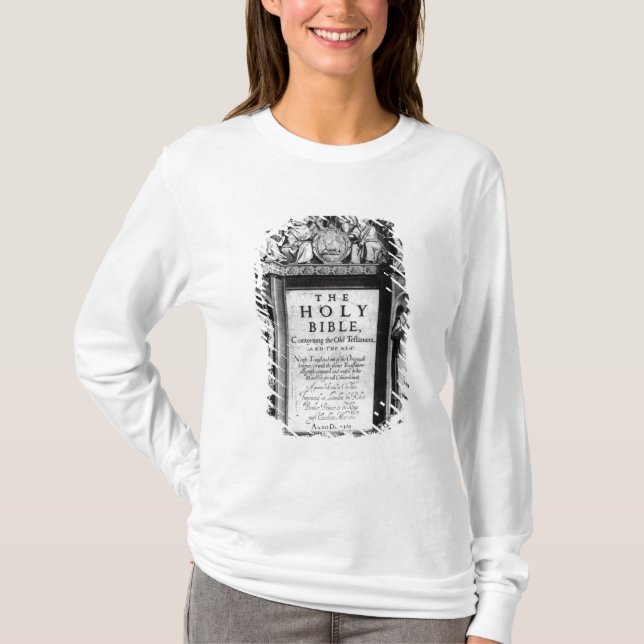 Camiseta Frontispiece 'al Bible santo (Anverso)