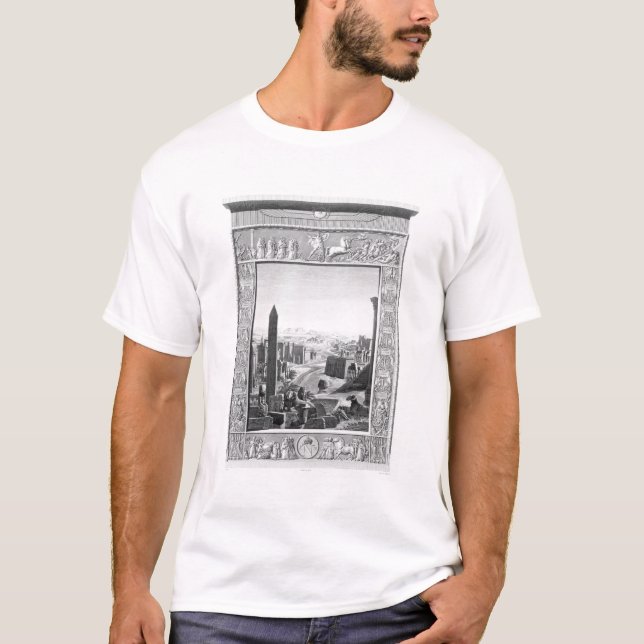 Camiseta Frontispiece al volumen 1 de la descripción del ` (Anverso)