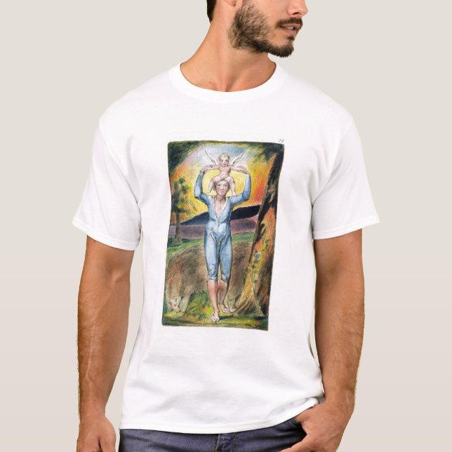 Camiseta Frontispiece de 'canciones de la inocencia y de (Anverso)