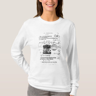Camiseta Frontispiece de la 'defensa y ilustracion del La