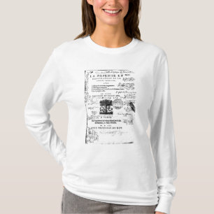 Camiseta Frontispiece de la 'defensa y ilustracion del La