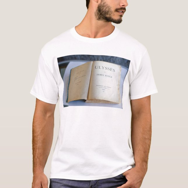 Camiseta Frontispiece de "Ulises" por James Joyce (Anverso)