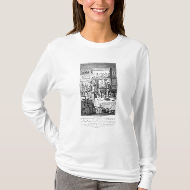 Camiseta Frontispiece 'del Instructor del ama de casa (Anverso)