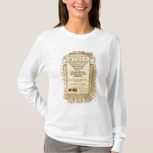 Camiseta Frontispiece 'del libro de Prayer común