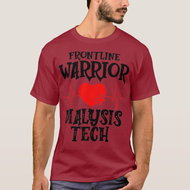 Camiseta Frontline Warrior Dialysis Tech (Anverso)