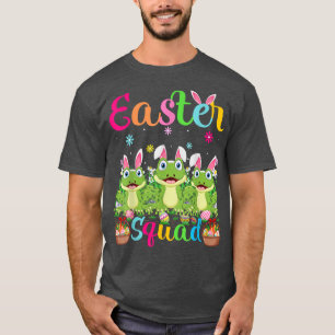 Camiseta Frony Bunny Ear Gracioso Escuadrón de Pascua de Se