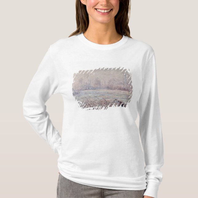 Camiseta Frost cerca de Vetheuil, 1880 (Anverso)