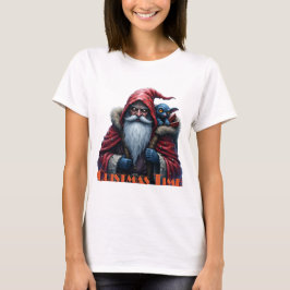 Camiseta Frostbite Santa y su duende travieso.