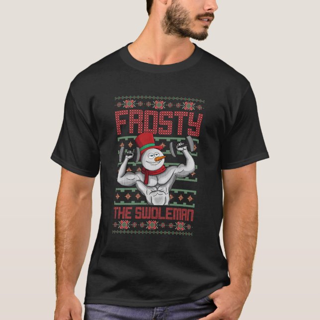 Camiseta Frosty El Gimnasio De La Nieve En Escarcha (Anverso)