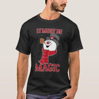 Camiseta Frosty El Hombre De Nieve Debe Ser Mágico