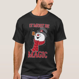 Camiseta Frosty El Hombre De Nieve Debe Ser Mágico
