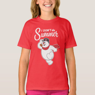 Camiseta Frosty el hombre de nieve   No hago verano
