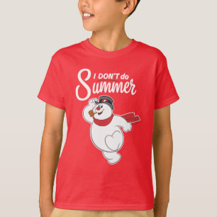 Camiseta Frosty el hombre de nieve   No hago verano
