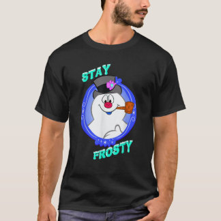 Camiseta Frosty El Hombre De Nieve Se Mantiene Escarcha