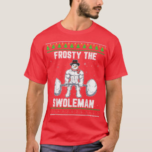 Camiseta Frosty el Navidades feos sudorosos Funny S